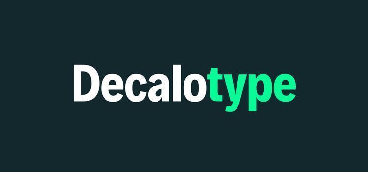 Las diez mejores tipografías gratuitas de 2017 32 Tipografía Decalotype