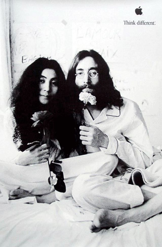 Anuncios históricos: "Think different", de Apple 29 Think Different - Lennon