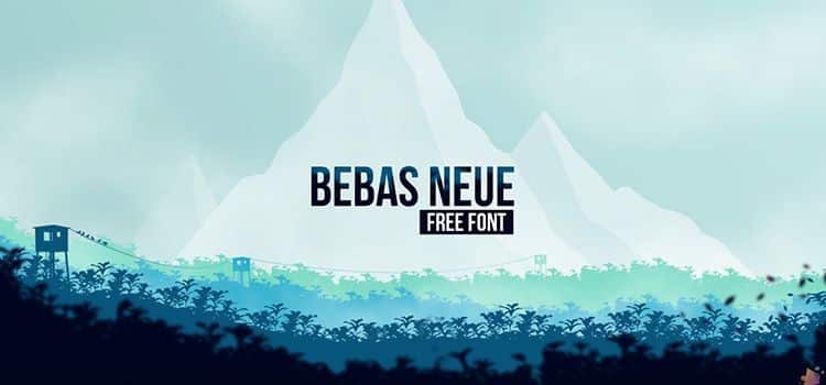 Las diez mejores tipografías gratuitas de 2017 24 Tipografía Bebas Neue
