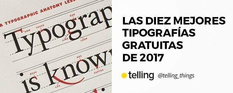 Las diez mejores tipografías gratuitas de 2017 3 tipografias gratuitas 2017