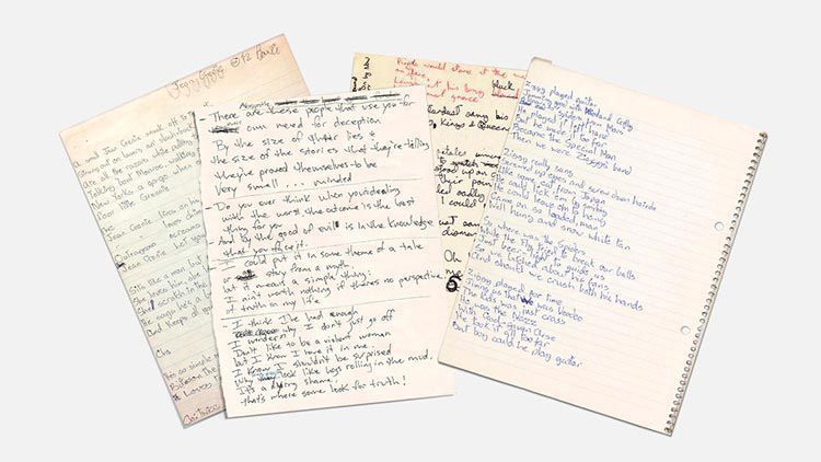 "Songwriters Fonts", fonts based on the calligraphy of famous artists 40 Songwriters Fonts | David Bowie