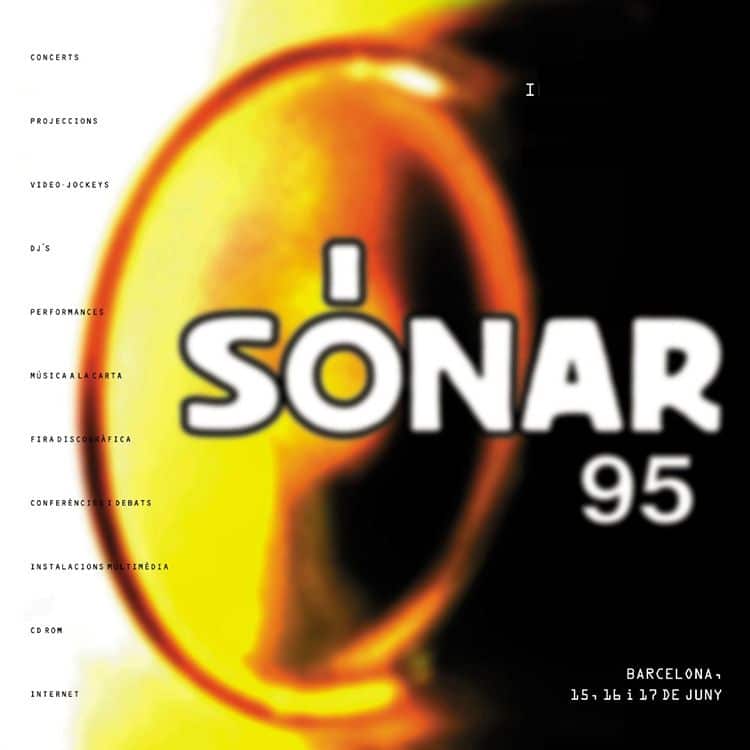 25 años de carteles del Sónar 55 Cartel del Sónar 1995