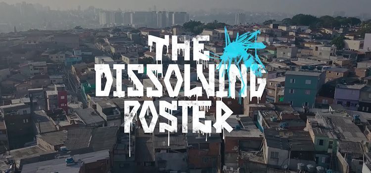 "The Dissolving Poster", the poster that kills the larvae of mosquitoes 11 The Dissolving Poster - Brasil