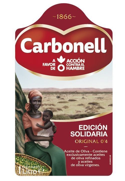 La edición solidaria de aceites Carbonell para Acción contra el Hambre 10 Edición solidaria de Aceites Carbonell