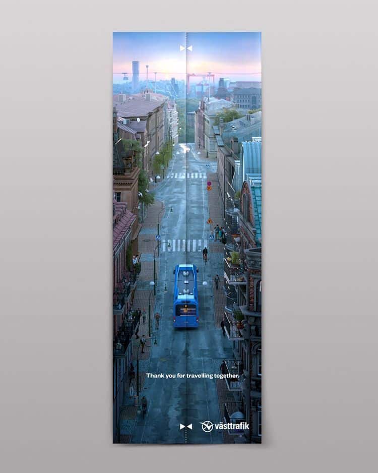 El original anuncio gráfico de Västtrafik que te sorprenderá 15 Anuncio Gráfico de Vasttrafik