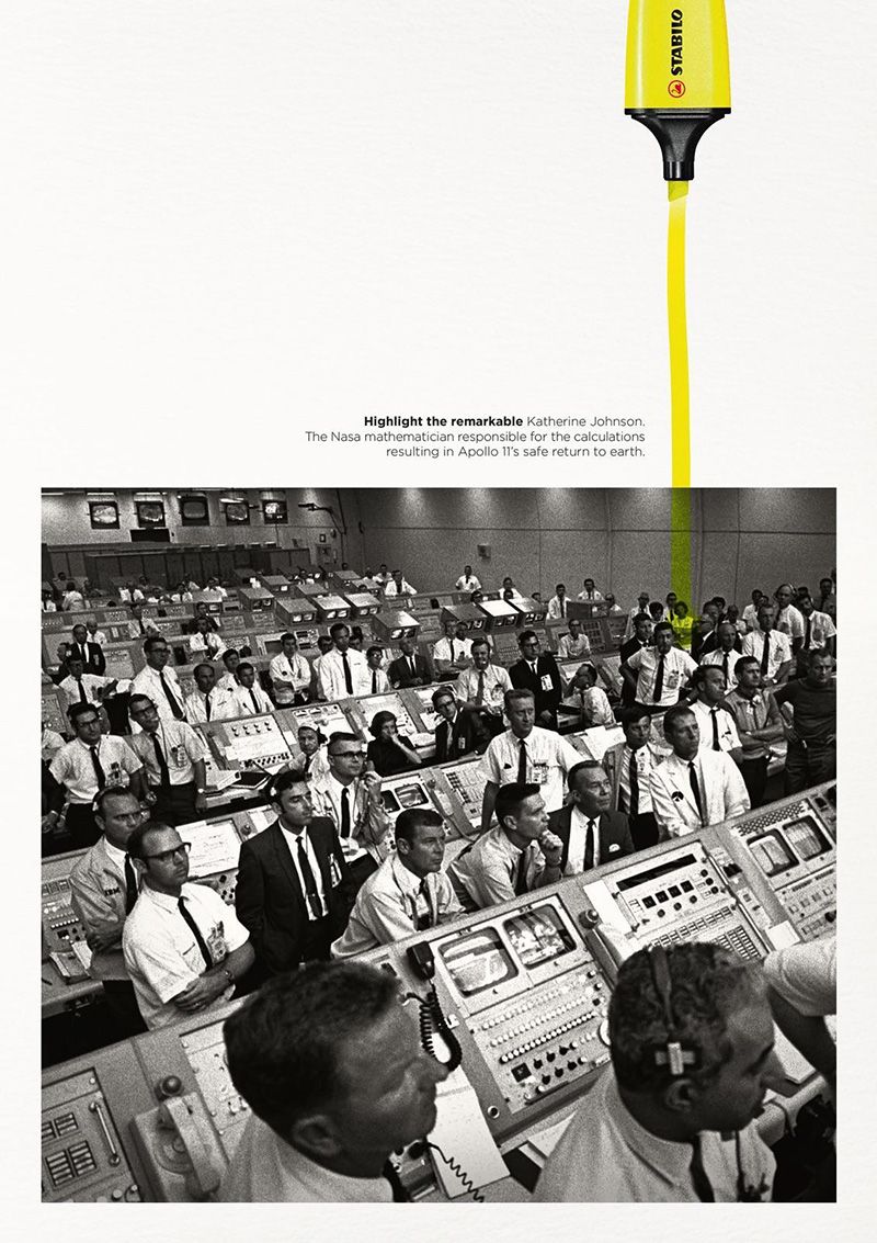 "Highlight the remarkable", the original graphic campaign of Stabilo 12 Campaña Gráfica de Stabilo: Highlight the remarkable