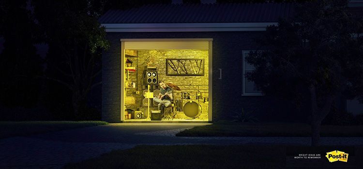 El brillante anuncio de Post-It: Bright Ideas Are Worth to Remember 9 Anuncios de Post-it