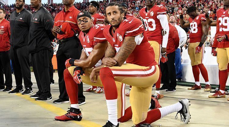 El polémico anuncio de Nike contra Trump apoyando a Colin Kaepernick 14 Protestas de Colin Kaepernick