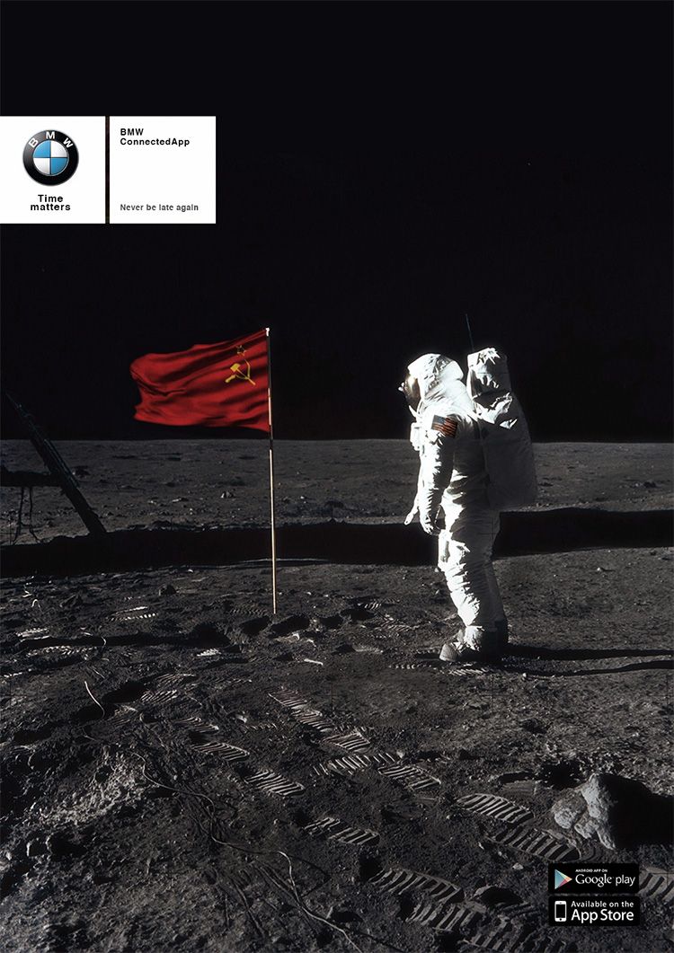 The original graphic campaign of BMW: "Time Matters" 11 Gráfica de BMW: Time Matters