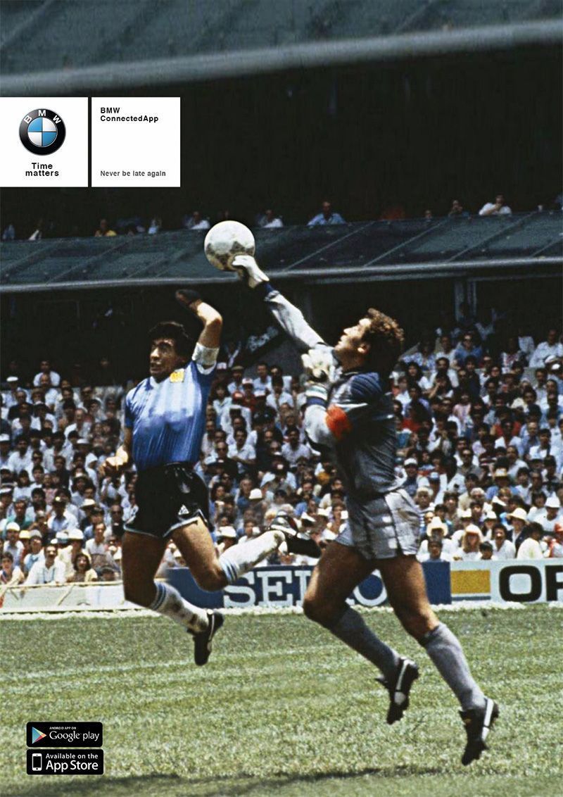 The original graphic campaign of BMW: "Time Matters" 12 Gráfica de BMW: Time Matters