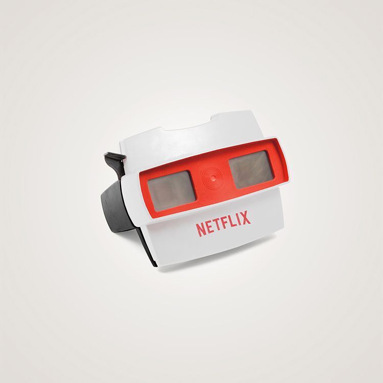 Los gigantes de internet convertidos en objetos de los 80 24 Netflix Thomas Ollivier