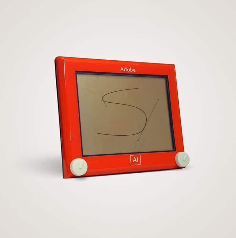 Los gigantes de internet convertidos en objetos de los 80 20 Illustrator Thomas Ollivier