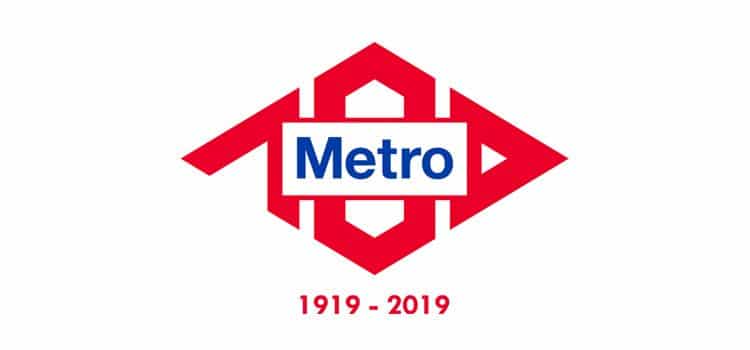 El metro de Madrid celebra su centenario con esta campaña 3 Logotipo de Metro Centenario