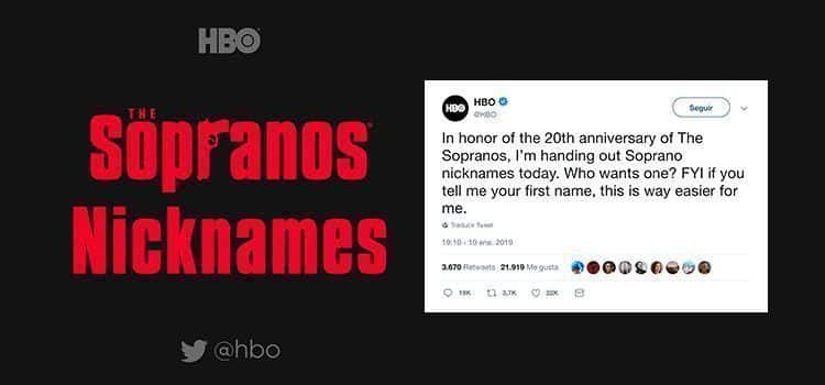 Los mejores anuncios de 2019 6 HBO en Twitter Los Soprano