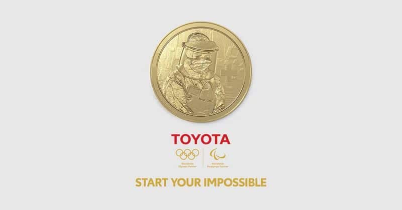 El minimalista anuncio de Toyota para los Juegos Olímpicos y el Covid19 8 anuncio de toyota heroic medal