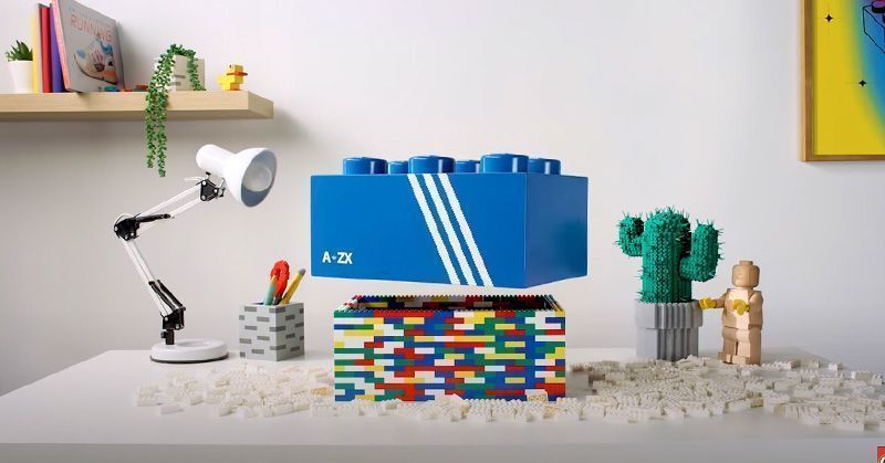 Lego Adidas sneakers are a limited edition of unique sneakers 8 bambas adidas de lego 01