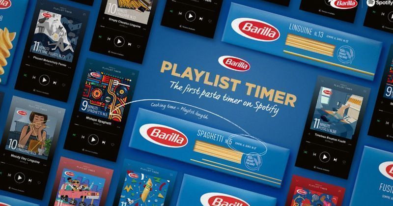 Las originales playlists de Spotify y Barilla: "Playlist Timer" 6 playlist de spotify y barilla 01