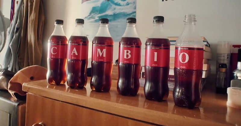 Etiquetas con letras de Coca-Cola Etiquetas con letras de Coca-Cola