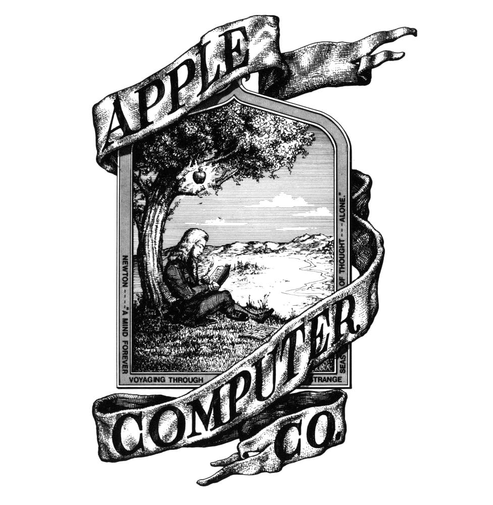 Who created the Apple logo? 18 Primer Logotipo de Apple