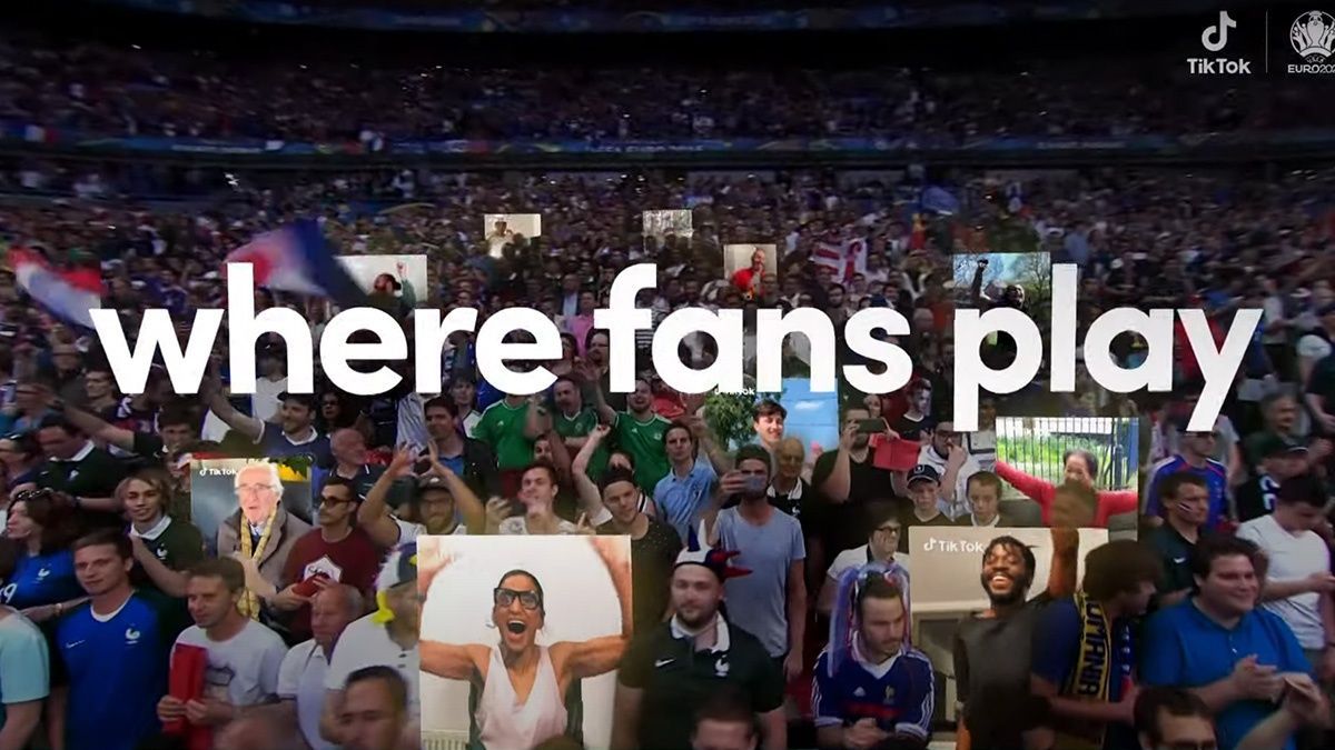La campaña de publicidad de TikTok para la Eurocopa: "Where fans play" 5 publicidad de tiktok where fans play 01