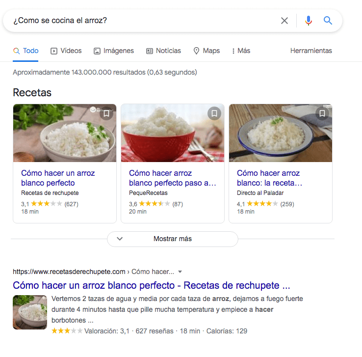 What are Rich Snippets from Google? 11 Rich Snippets de recetas