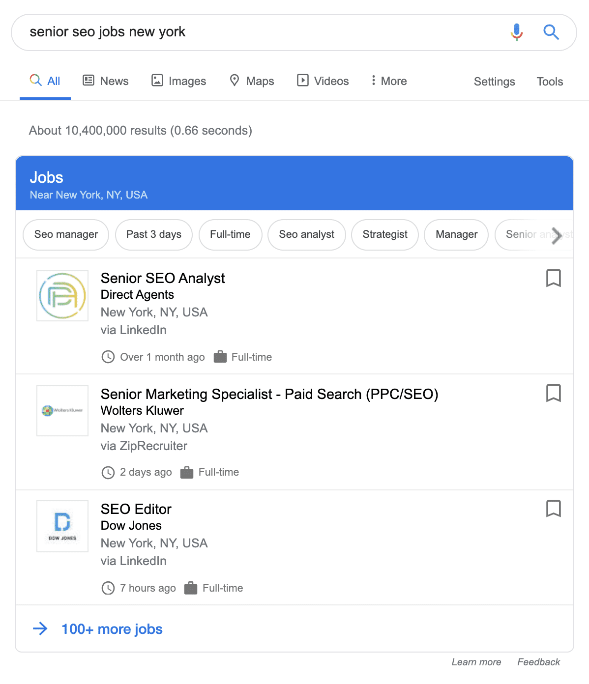 What are Rich Snippets from Google? 12 Rich Snippets de ofertas de trabajo