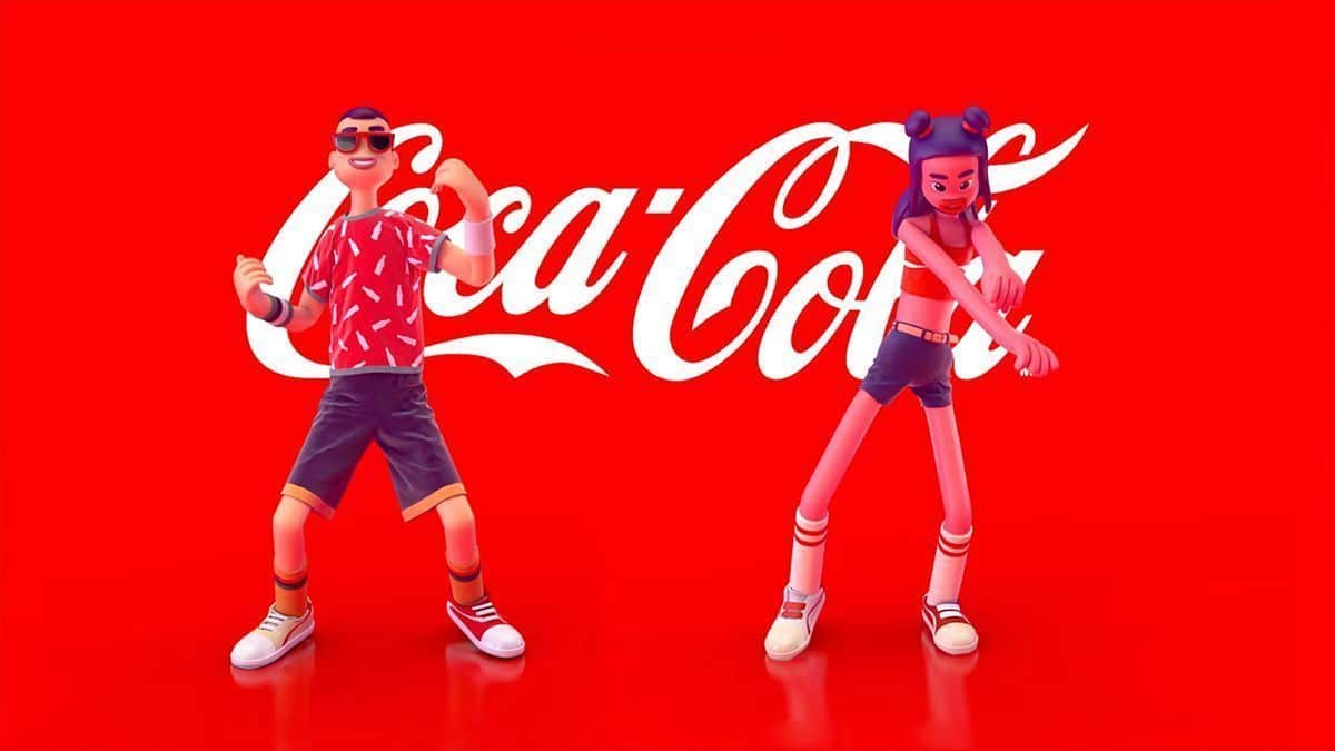 El challenge de Coca-Cola en TikTok en Realidad Aumentada 5 challenge de coca cola tiktok unreal dancers 01