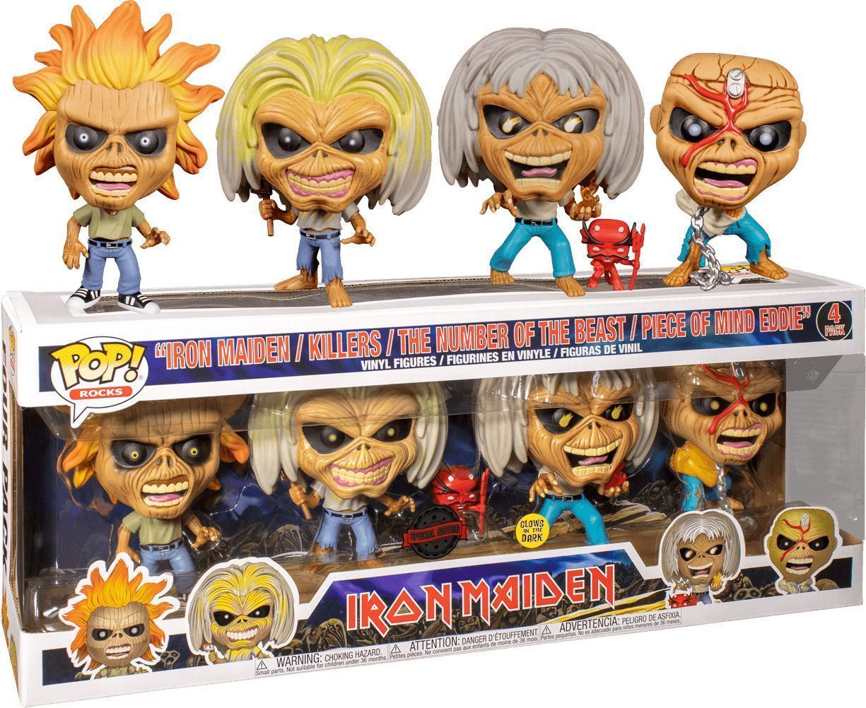 Derek Riggs, the man behind Iron Maiden album covers 11 funko pop iron maiden