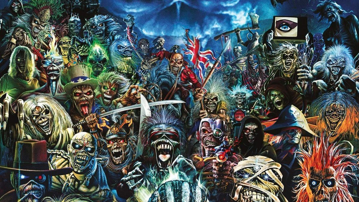 Derek Riggs, el ilustrador de las portadas de Iron Maiden 2 portadas iron maiden 01