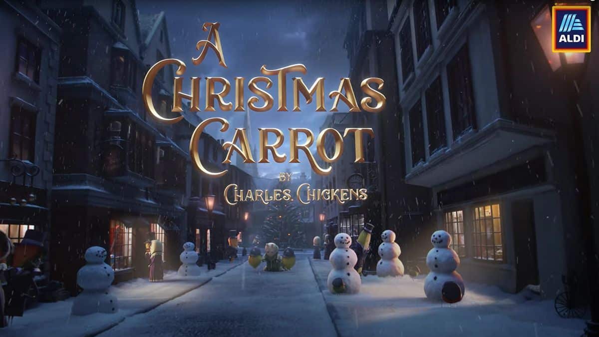 Aldi's Christmas commercial introduces us to the Ebanana Scrooge 8 anuncio de navidad de aldi christmas carrot 01 1