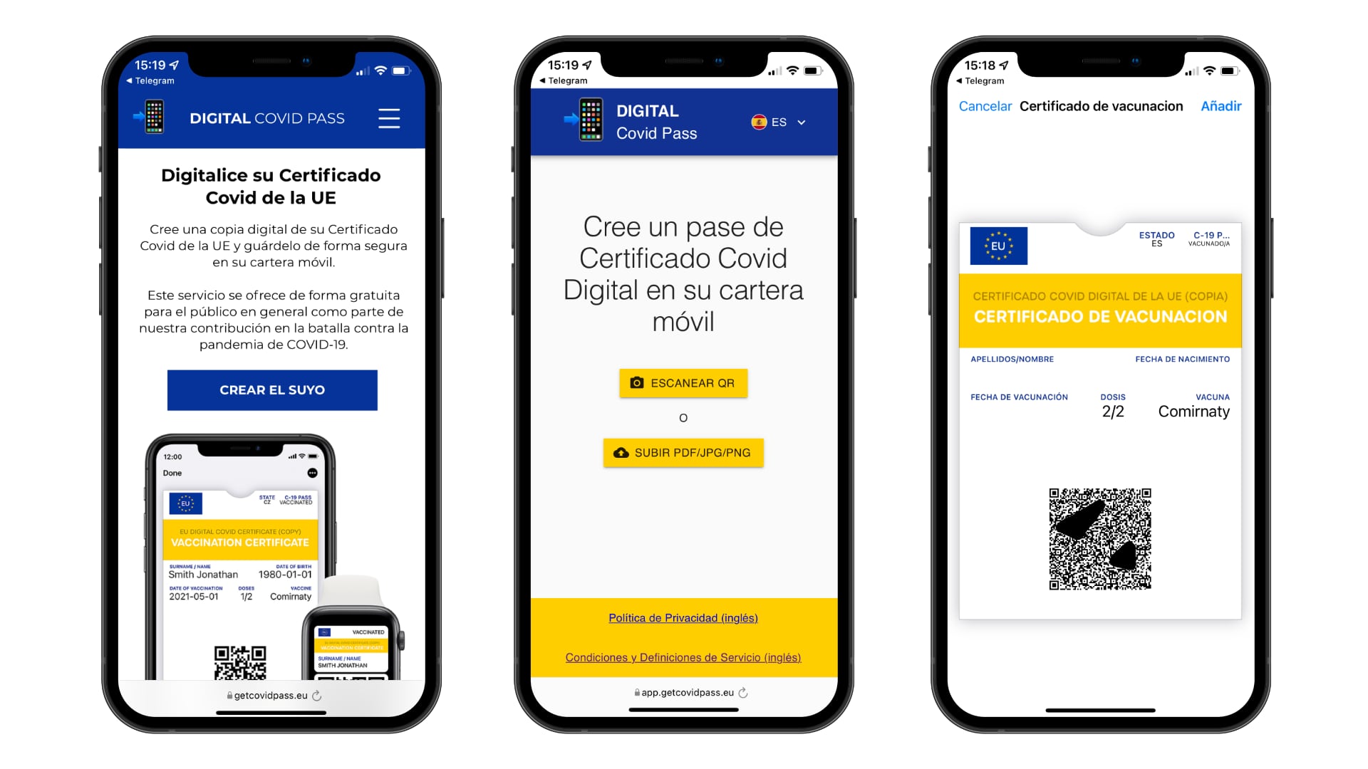 Instalar certificado Covid en iPhone Instalar certificado Covid en iPhone