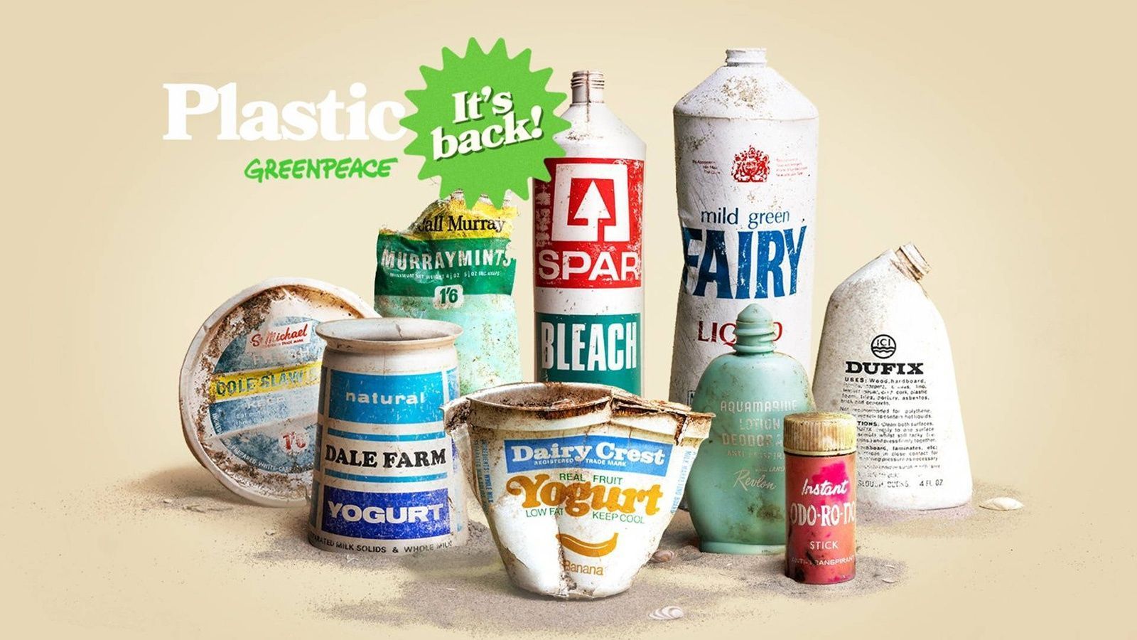 "Plastic is back": Greenpeace warns us that plastic does not disappear 18 Campaña Greenpeace | Plastic is Back