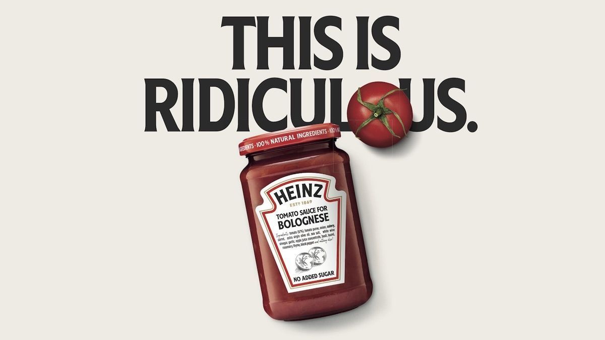 This is ridiculous Heinz This is ridiculous Heinz