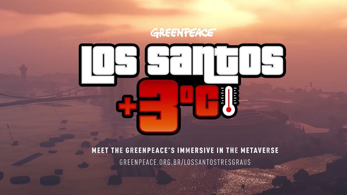 Greenpeace floods GTAV to raise awareness about climate change 3 Greenpeace inunda GTAV Los Santos