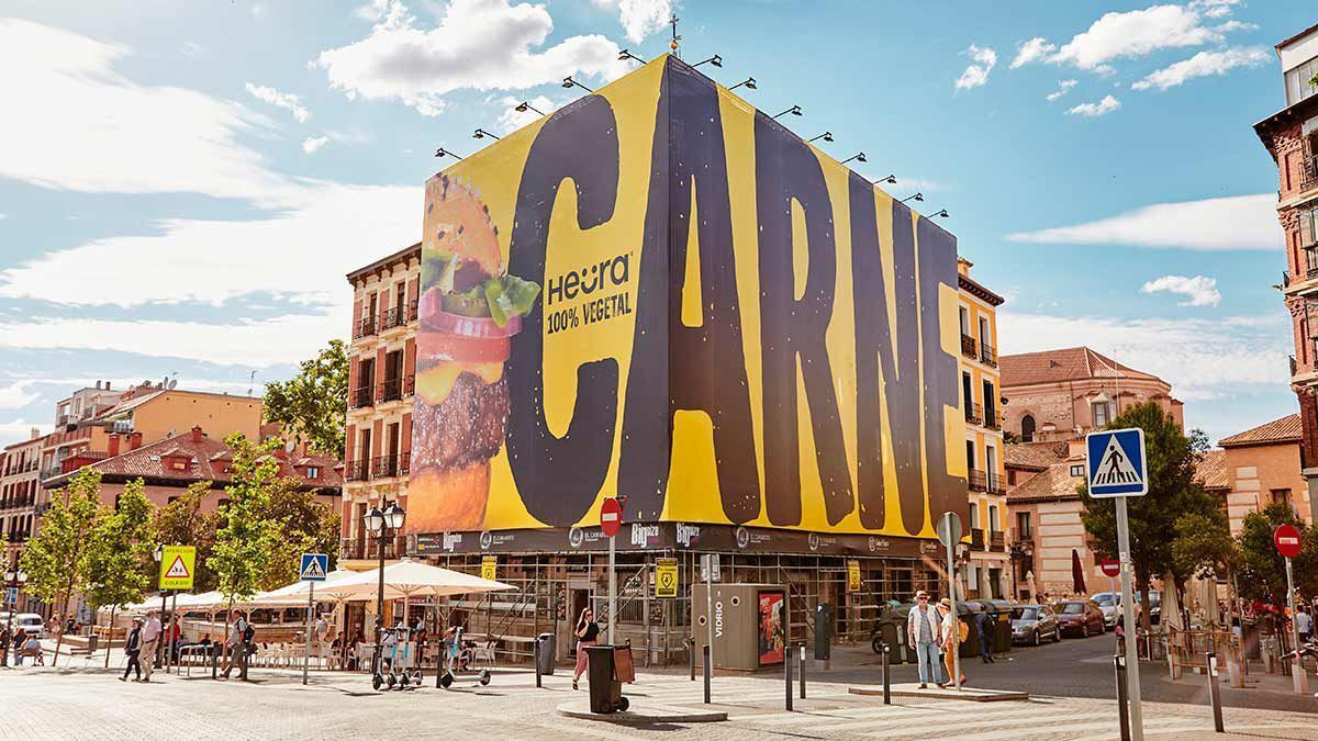 Lona publicitaria de Heura | Carne Lona publicitaria de Heura | Carne