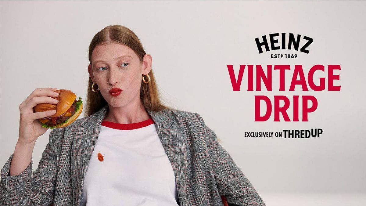 La colección de ropa de Heinz con una mancha de ketchup incorporada 9 coleccion ropa henz vintage drip 01 1
