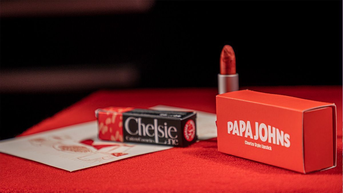 Pintalabios con sabor a chorizo Papa Johns Pintalabios con sabor a chorizo Papa Johns
