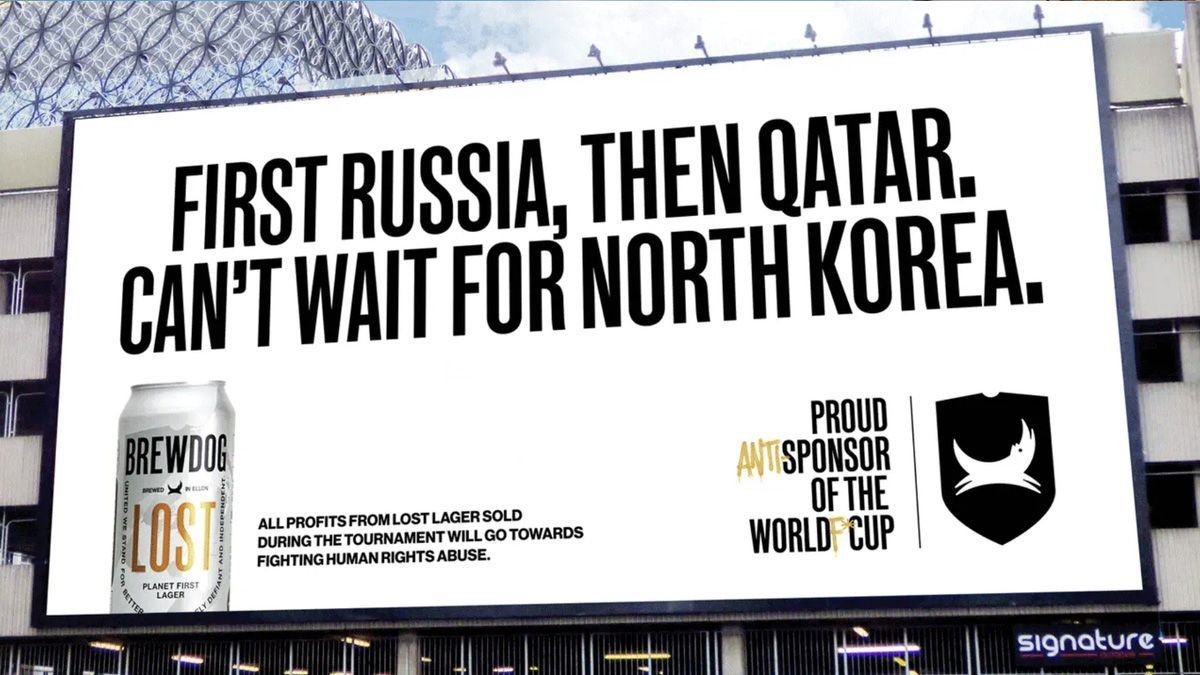 La polémica valla publicitaria de BrewDog contra el mundial de Qatar 6 valla publicitaria de brewdog 04