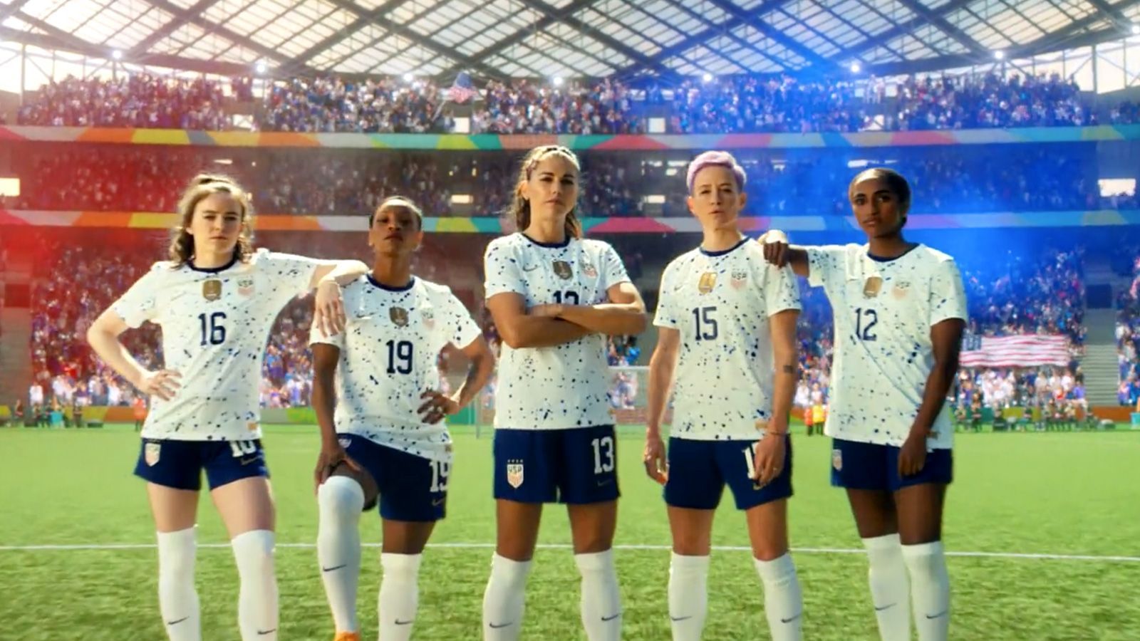 The Fox Sports commercial for the Women's World Cup: "Usa vs The World" 5 anuncio de fox sports para el mundial femenino usa vs the world