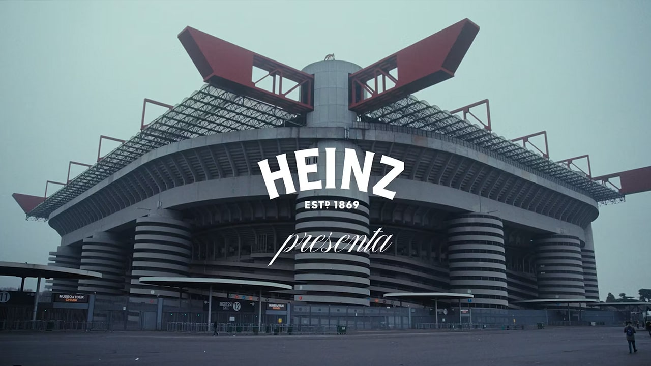 La original acción de Heinz en San Siro: "Proud Sponsor of Calcio Mangiato" 5 accion de heinz san siro