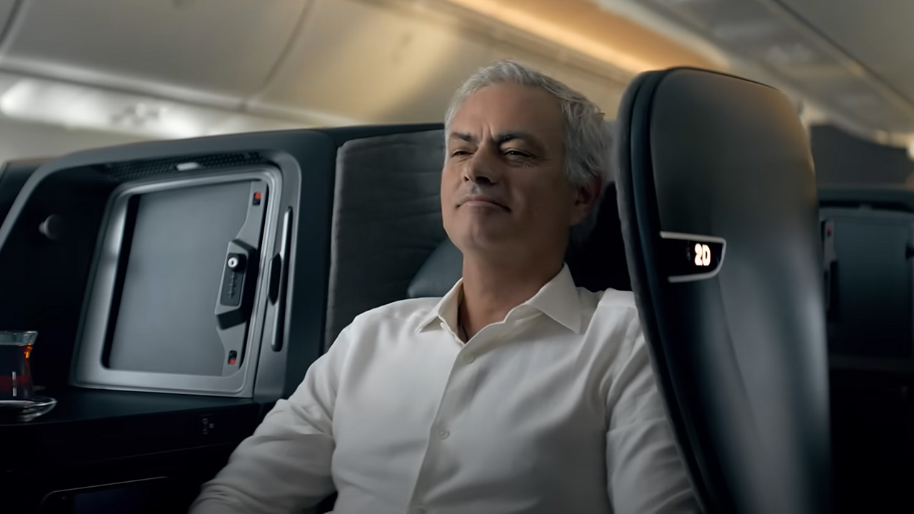 The funny Turkish Airlines advert with Jose Mourinho 7 anuncio de turkish airlines jose mourinho