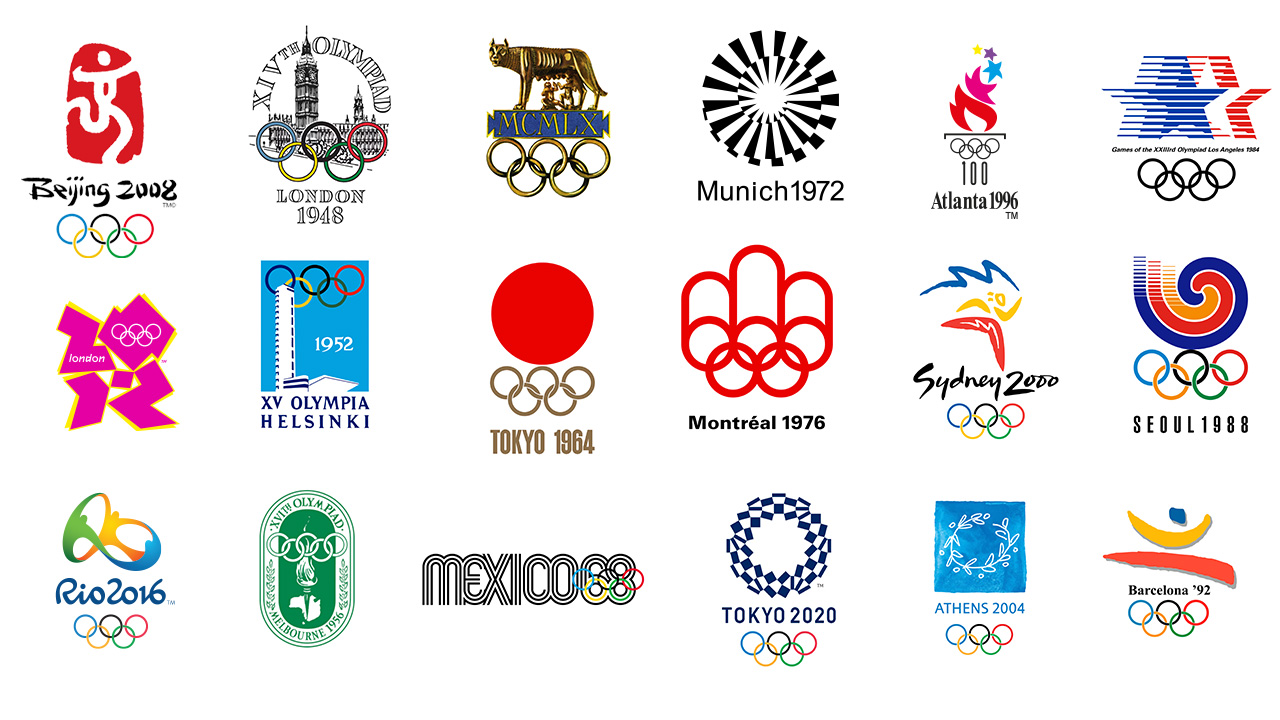La evolución del logotipo de los Juegos Olímpicos 7 evolucion logotipo juegos olimpicos 2024