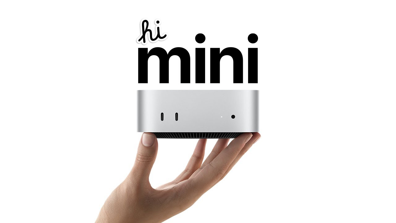 A funny Apple advert to introduce the new Mac Mini M4 7 anuncio apple mac mini m4