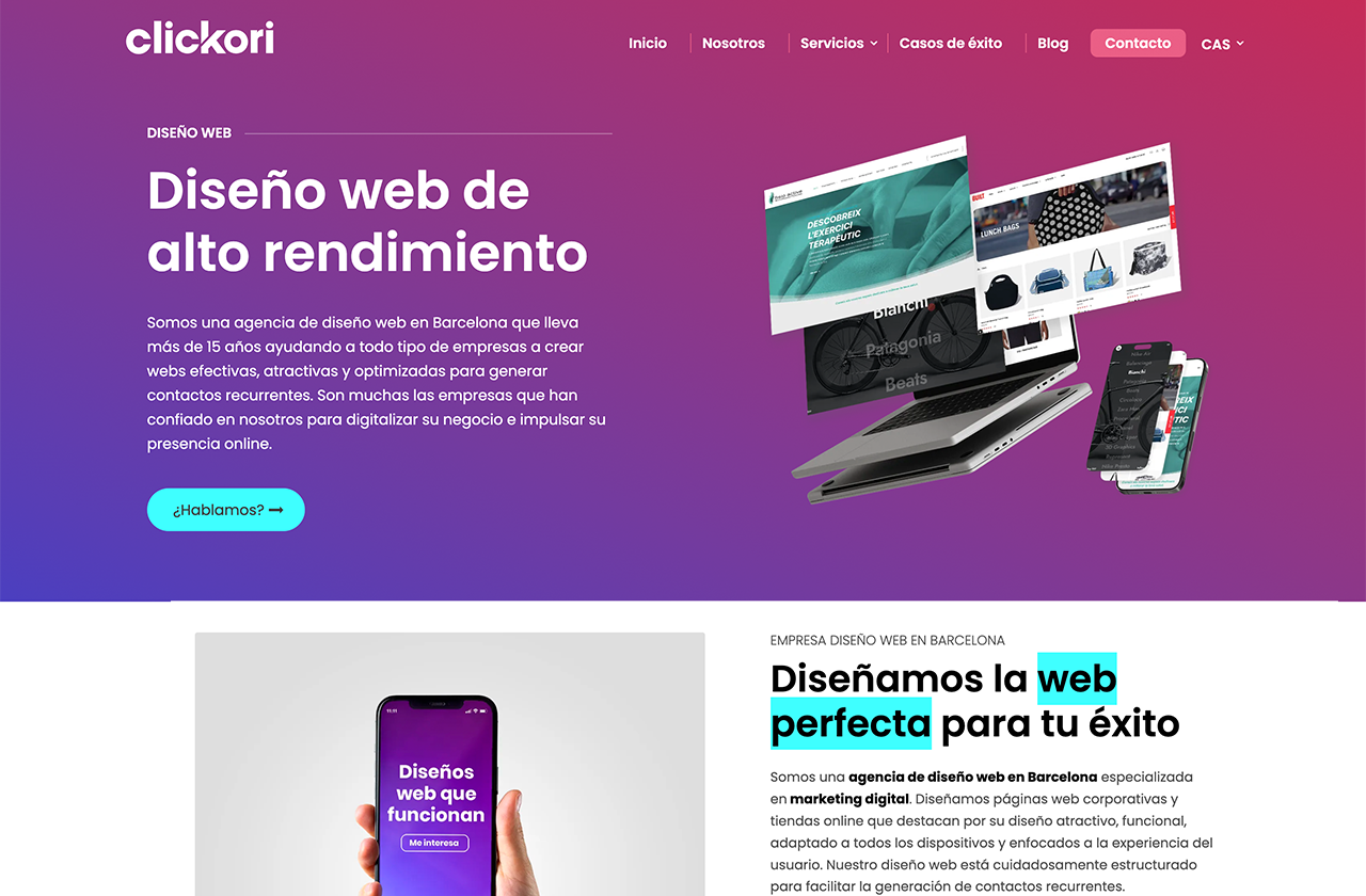 Agencia de Diseño Web en Barcelona | Clickori Agencia de Diseño Web en Barcelona | Clickori