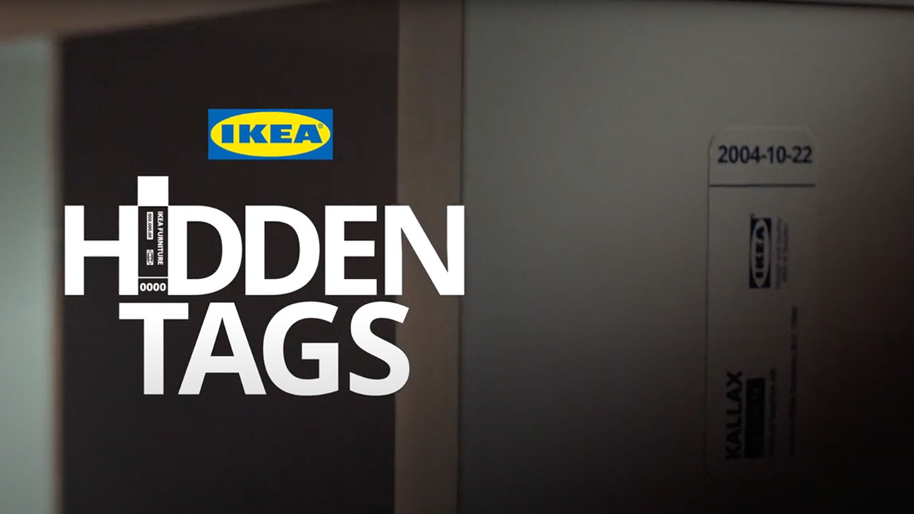 The Ikea advert challenges us to demonstrate the durability of its products. 7 anuncio de ikea hidden tags