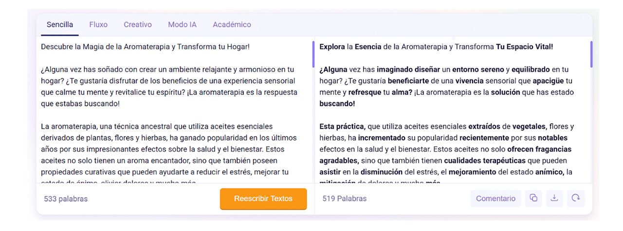 La mejor herramienta de reescritura para especialistas en marketing españoles 4 reescritura marketing 03