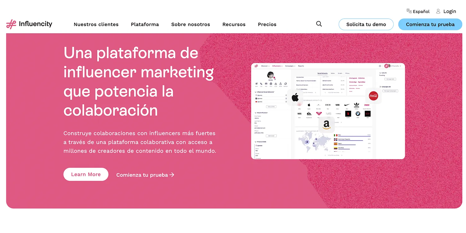 Buscar Influencers con Influencity Buscar Influencers con Influencity