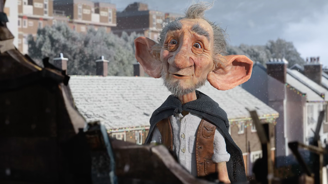 Sainsbury's Christmas advert 2025 stars the BFG 10 anuncio de navidad de sainsburys the unexpected guest